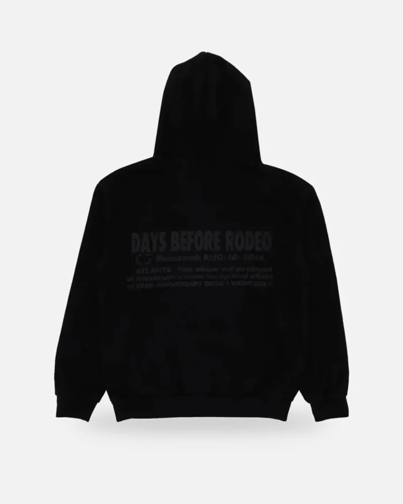 Cactus Picture Rodeo Spider Canada Rodeo Graphic Hoodie Black