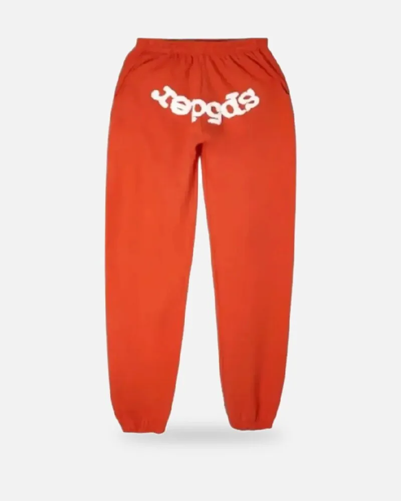 Spider Logo Tracksuit Orange