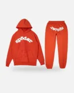 Spider Logo Tracksuit Orange