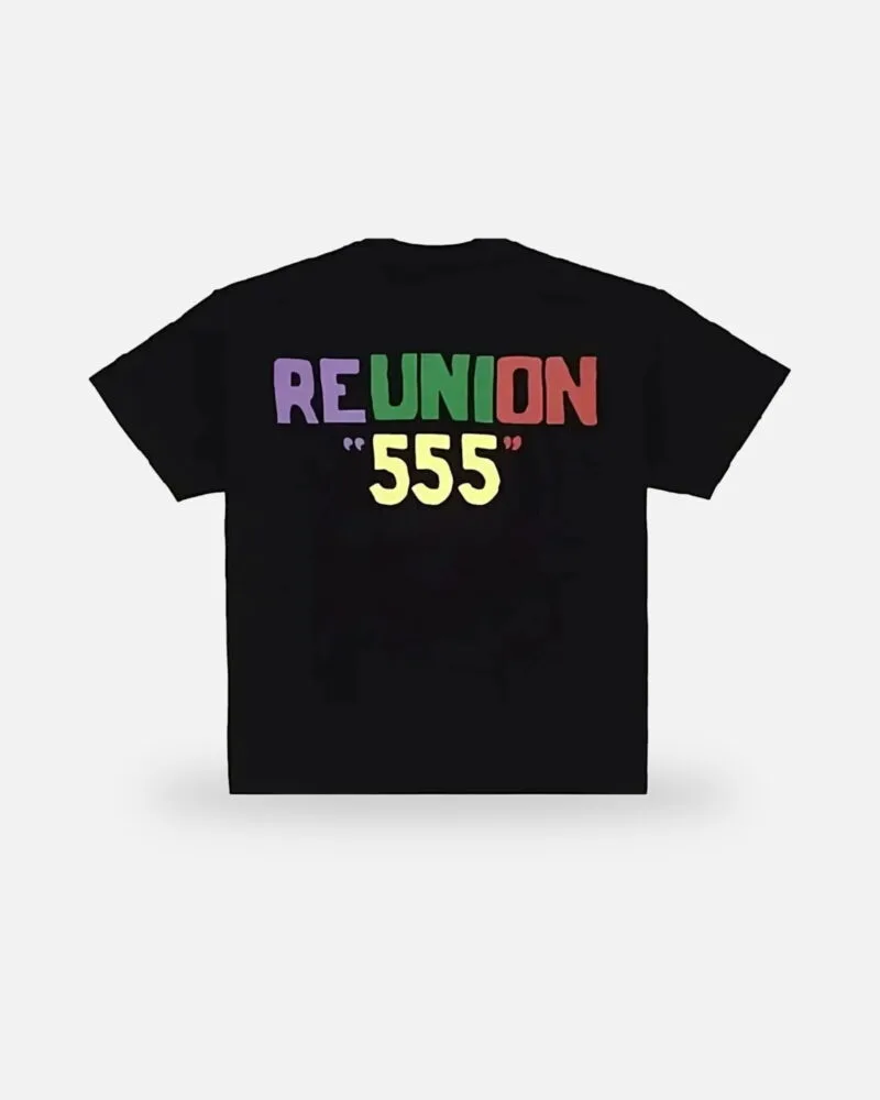 Spider Oversized Reunion T-Shirt Black