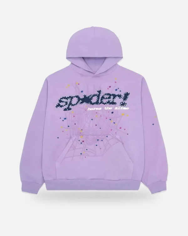 Spider Acai Hoodie Purple, view 2
