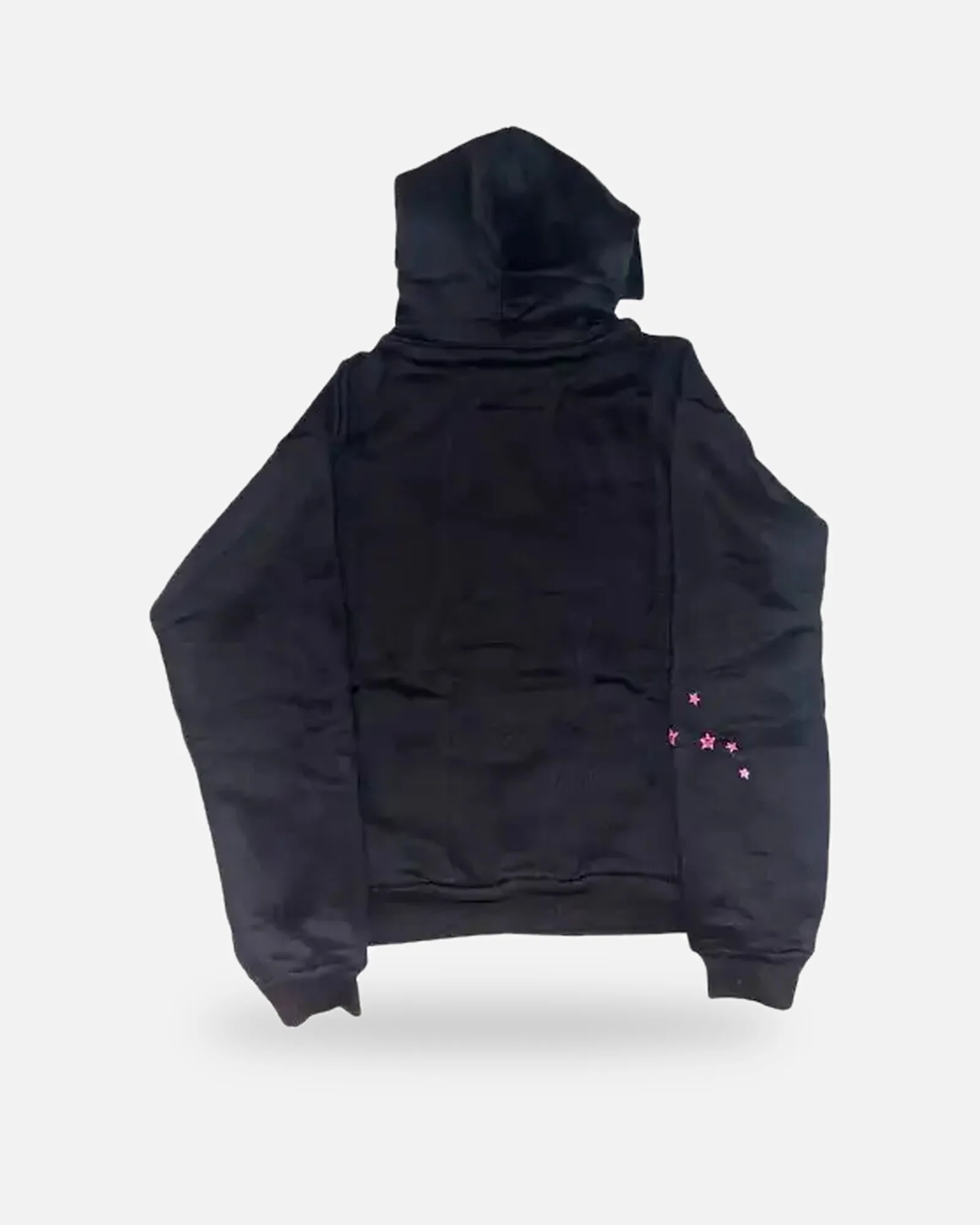 Spider Angel Number 666 Pink Hoodie Black (framed) Spider Angel Number 666 Pink Hoodie Black