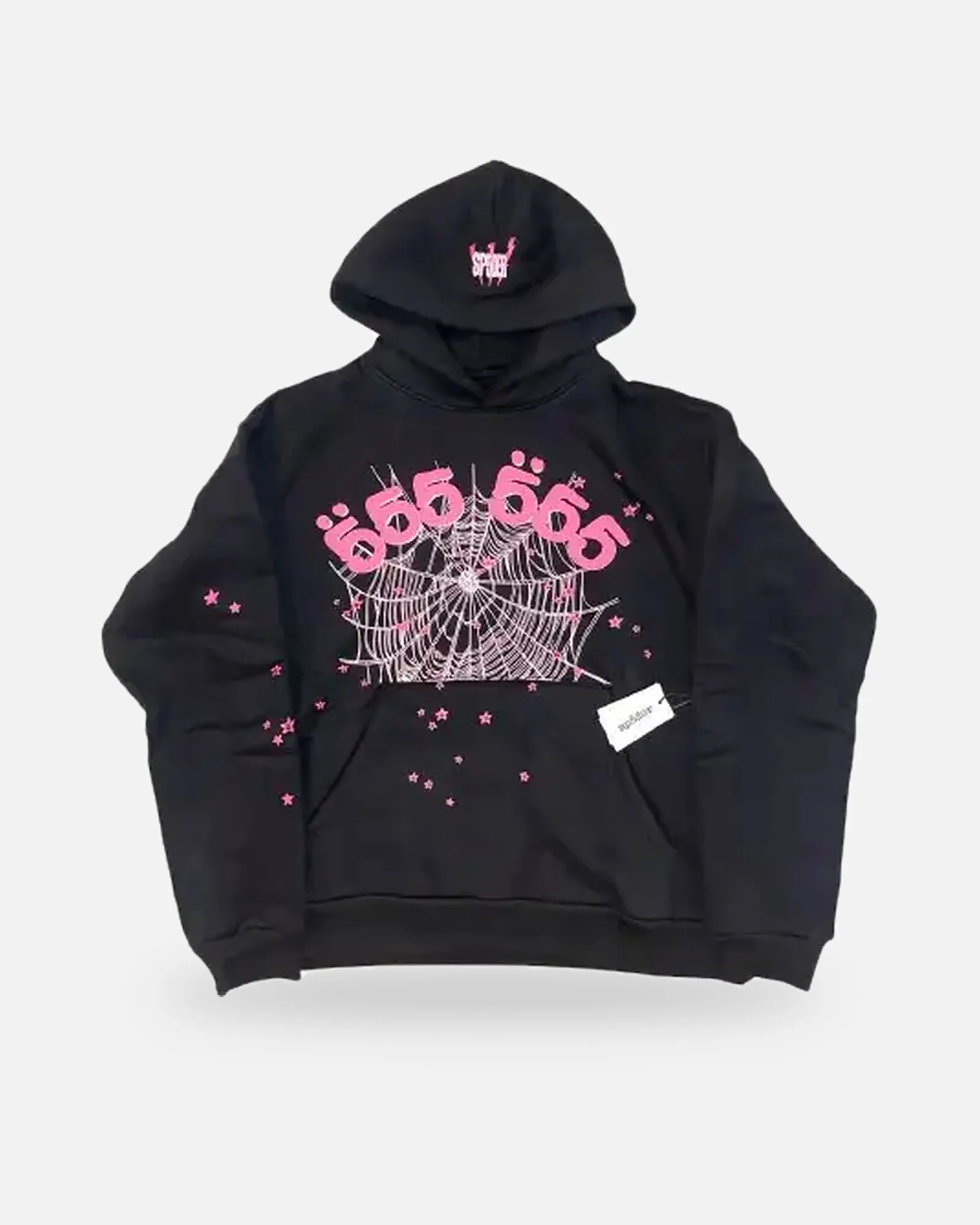Spider Angel Number 666 Blackpink Hoodie (framed) Spider Angel Number 666 Blackpink Hoodie