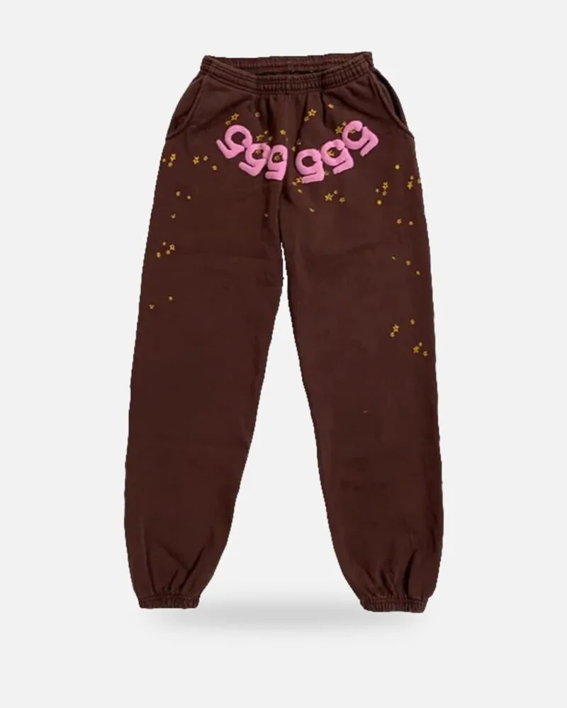 Spider Angel Number Brown Tracksuit