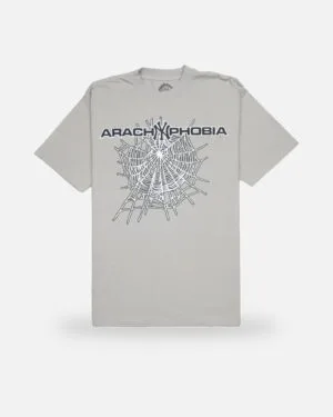 Spider Arach NY Phobia T-Shirt Gray - Grey