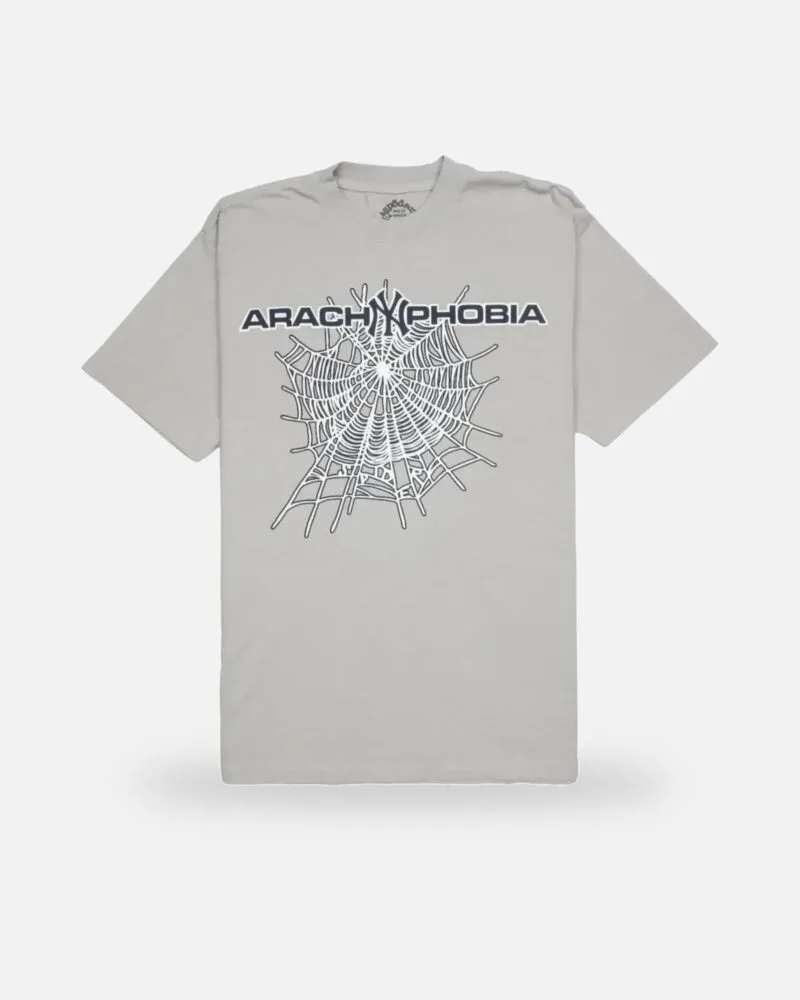 Spider Arach NY Phobia T-Shirt Gray - Grey