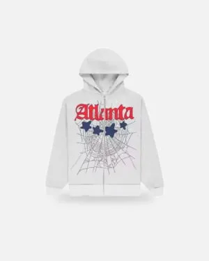 Spider Atlanta Full Zip Hoodie Heather Gray - Heather Grey
