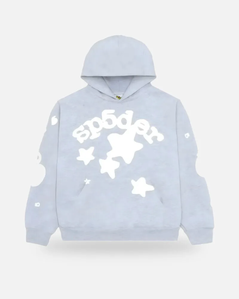Spider Beluga Hoodie Heather Gray - Heather Grey