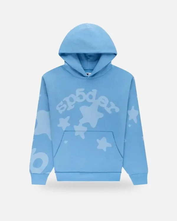 Spider Beluga V2 Dusty Hoodie Blue