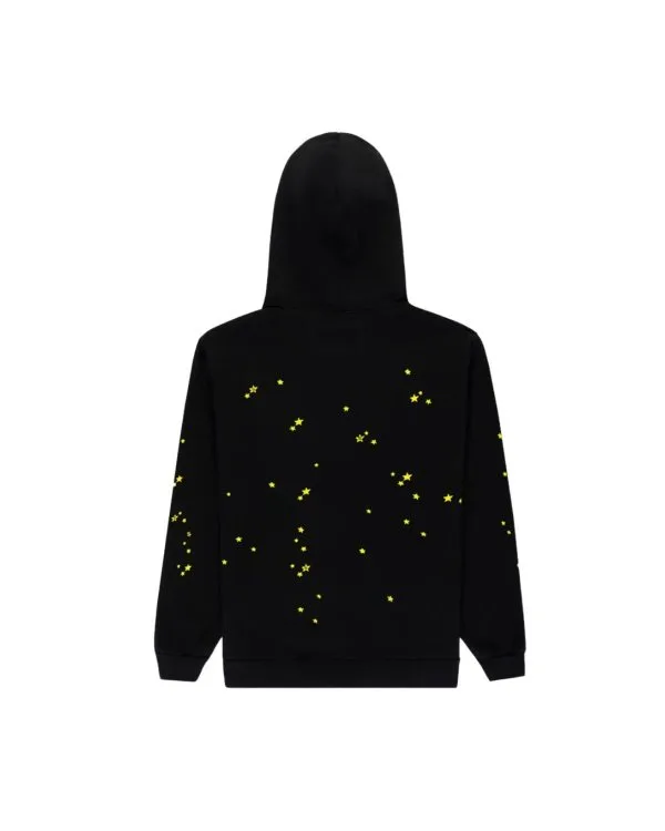 Spider hoodies in pink, black, slate grey and purple
