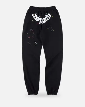 Spider Classic Flame Logo Graffiti Sweatpants