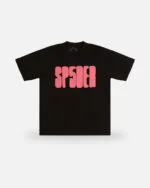 Spider Focused Logo T-Shirt Black