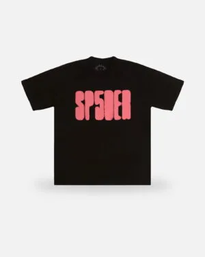 Spider Focused Logo T-Shirt Black