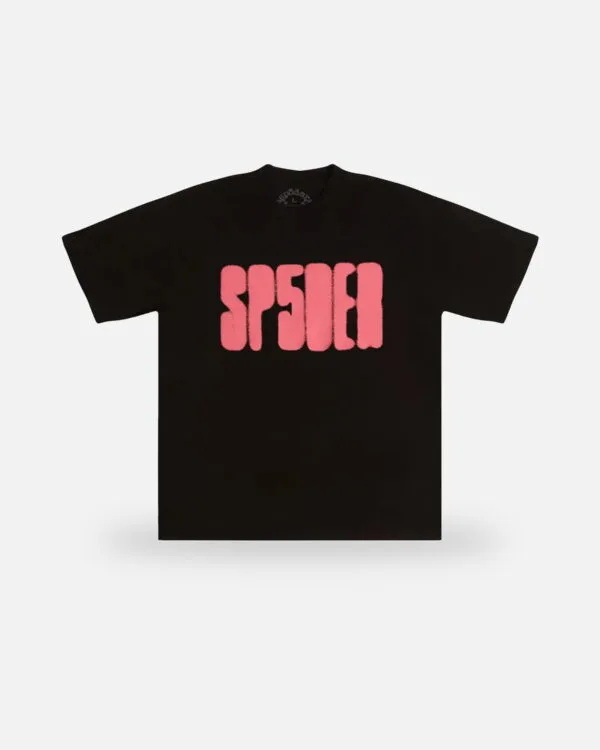 Spider Focused Logo T-Shirt Black