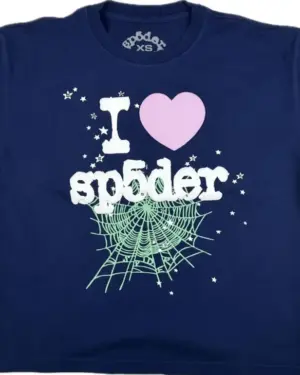 Spider I Love T-Shirt, front view