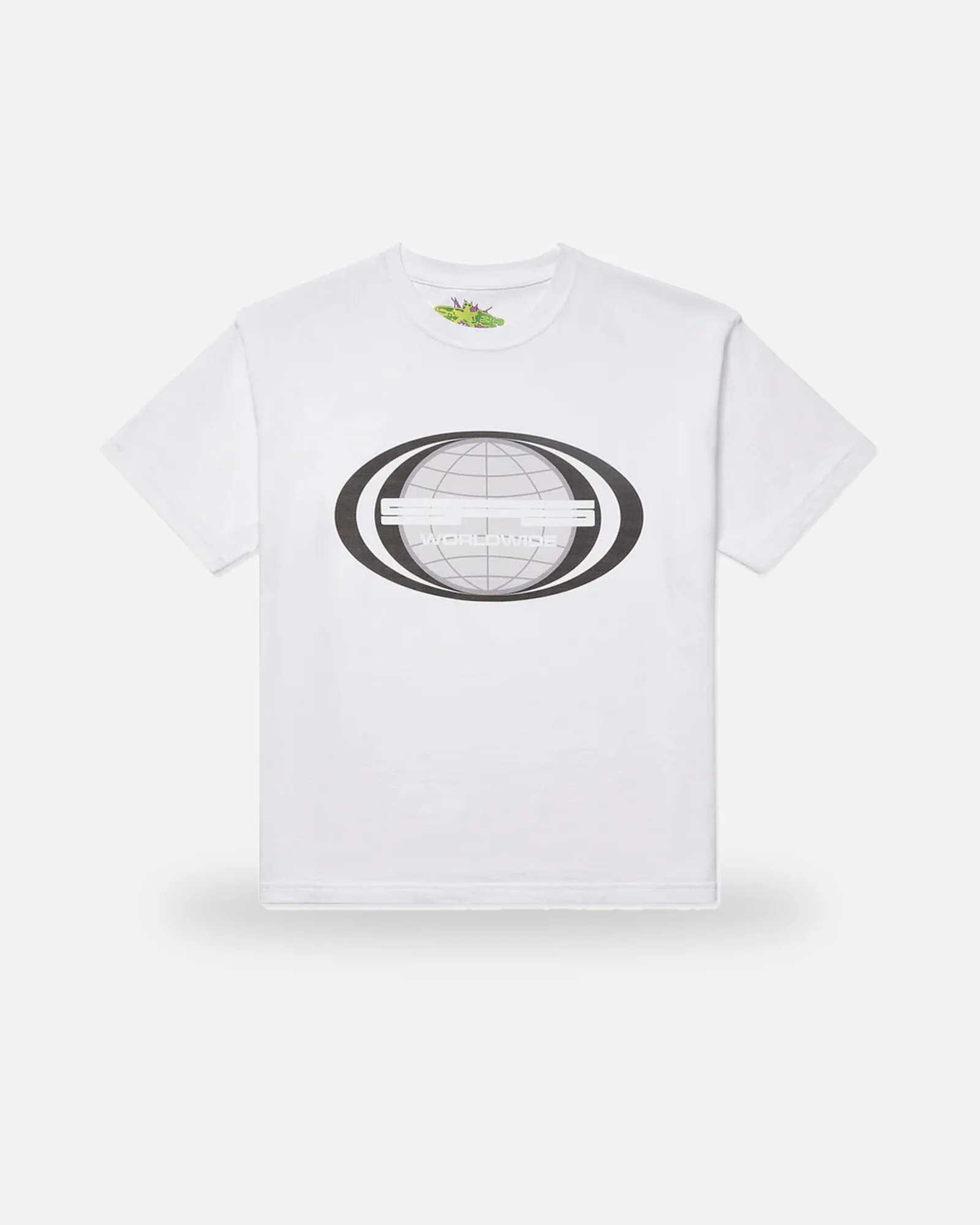 Spider Jumbo Globe T-Shirt White (framed) Spider Jumbo Globe T-Shirt White