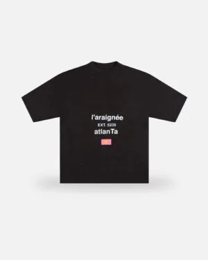 Spider Laraignee T-Shirt Black, front view