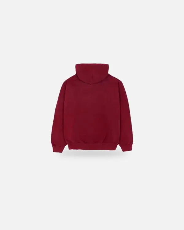 Spider Logo Hoodie Maroon, view 2