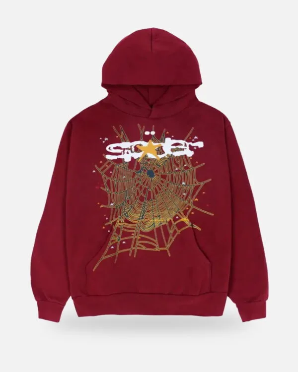 Spider Logo Tracksuit Maroon
