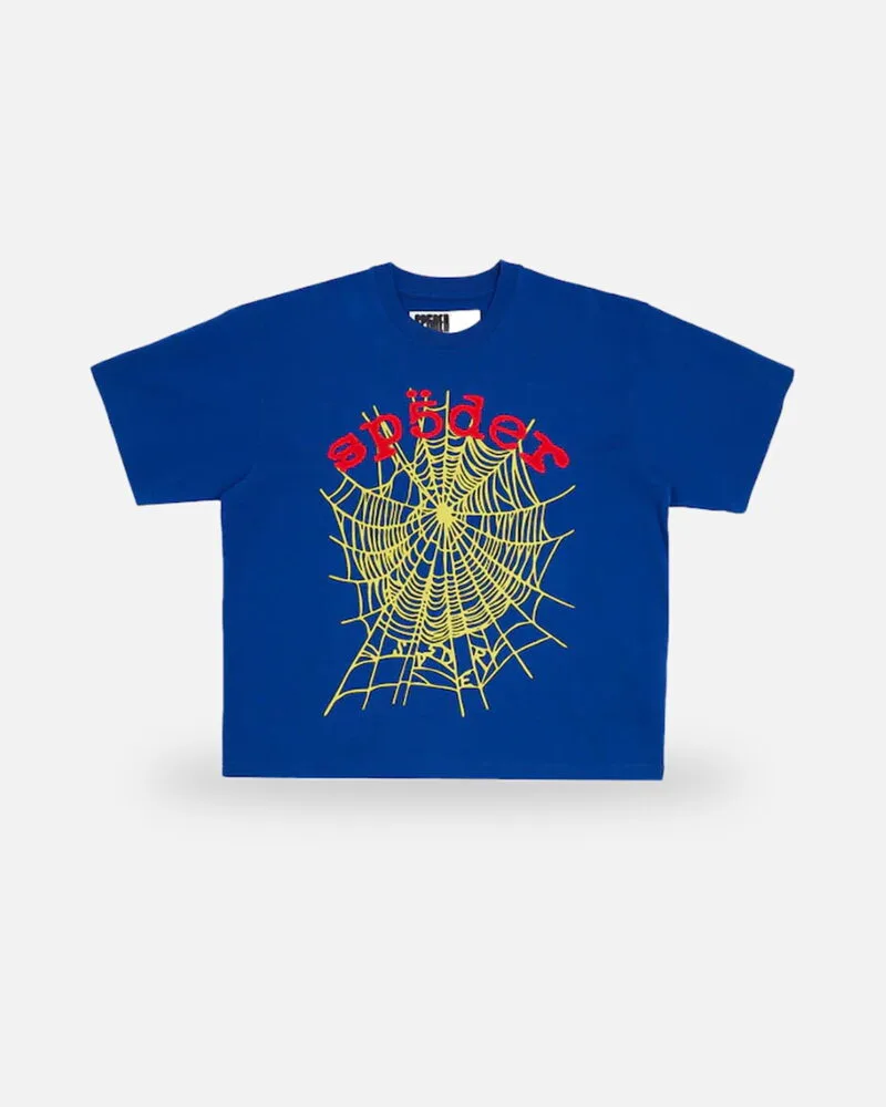 Spider OG Logo V2 Heavyweight T-Shirt Navy