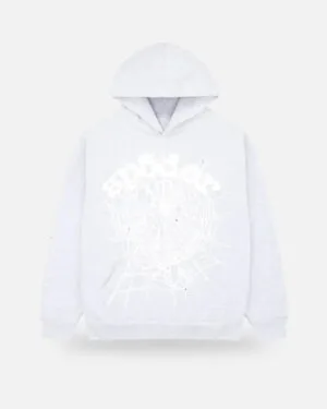 Spider OG Web Hoodie Heather Gray - Heather Grey