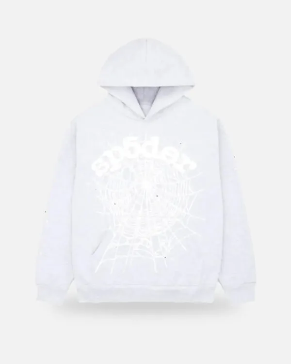 Spider OG Web Hoodie Heather Gray - Heather Grey