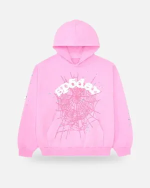 Spider OG Web Hoodie Pink, view 2