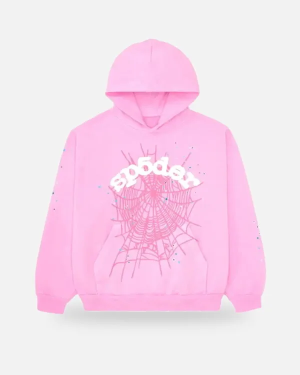 Spider OG Web Hoodie Pink, view 2