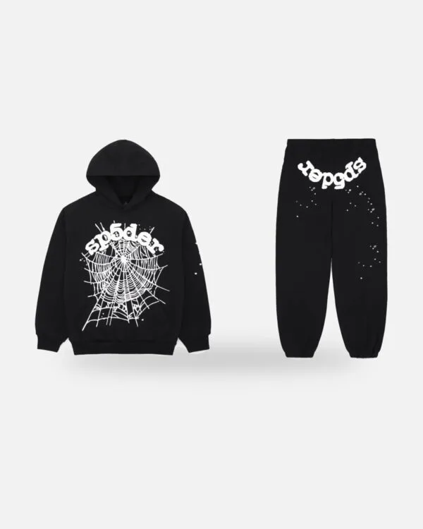 Spider OG Web Tracksuit Black, view 2