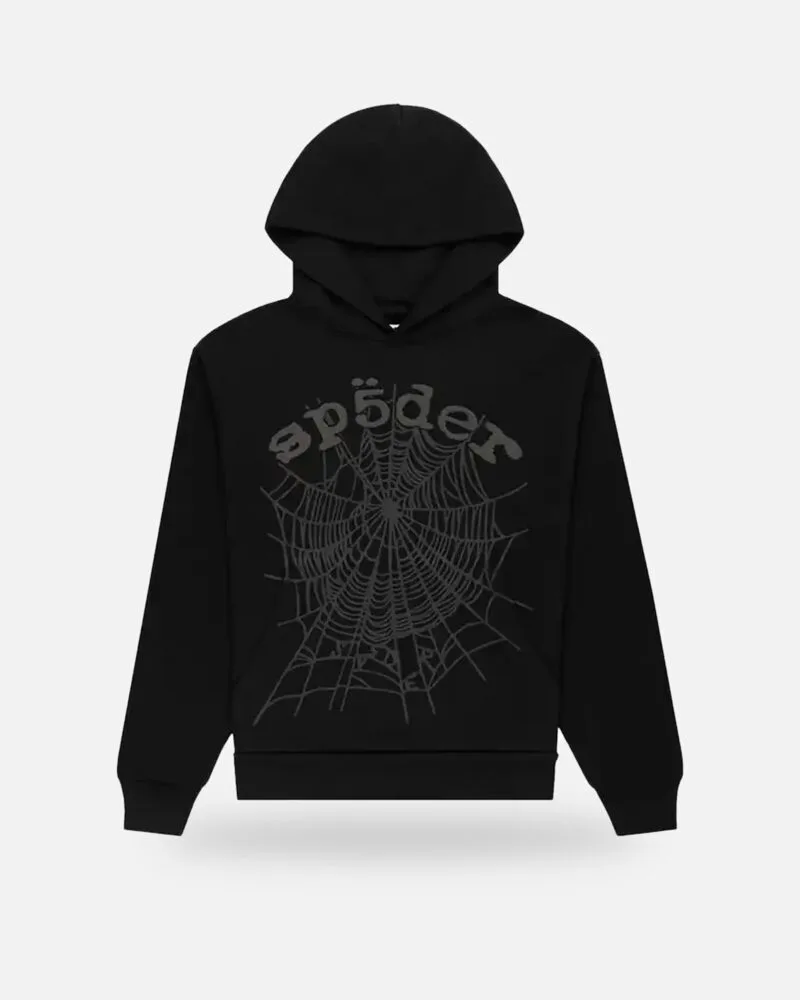 Spider OG Web V2 Phantom Hoodie Black, front view