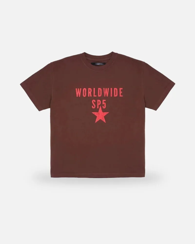 Spider Oversized SP5 T-Shirt Chocolate