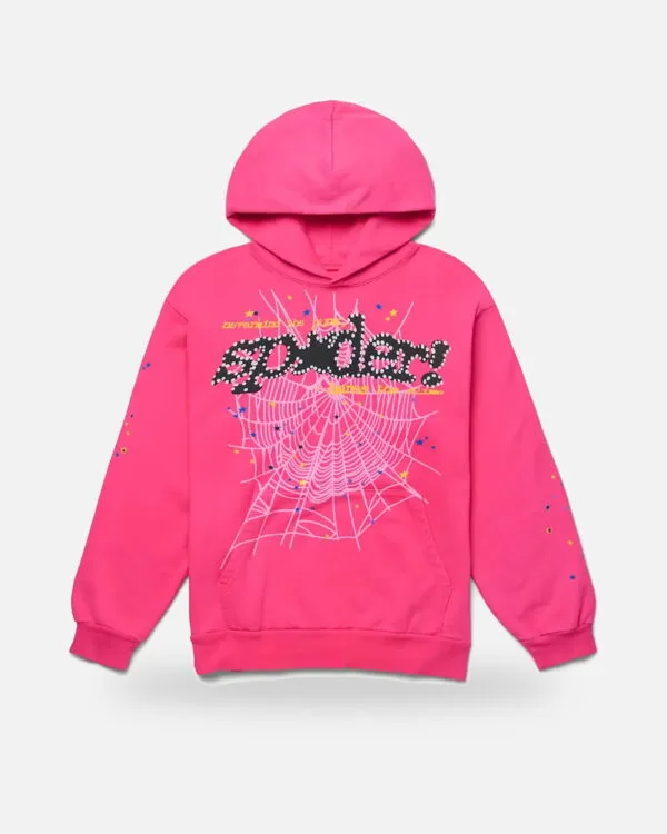 Spider Ponk V2 Hoodie Pink, view 2