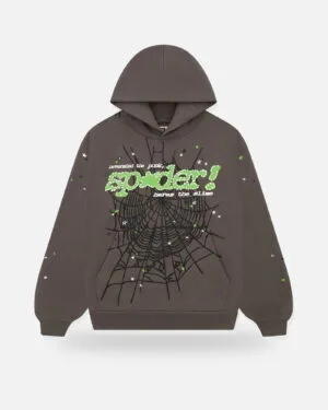 Spider Punk V2 Hoodie Slate Gray - Slate Grey