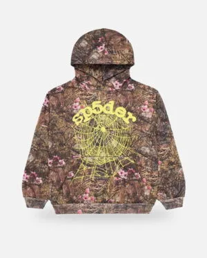 Spider Real Tree OG Web Hoodie Camo, front view