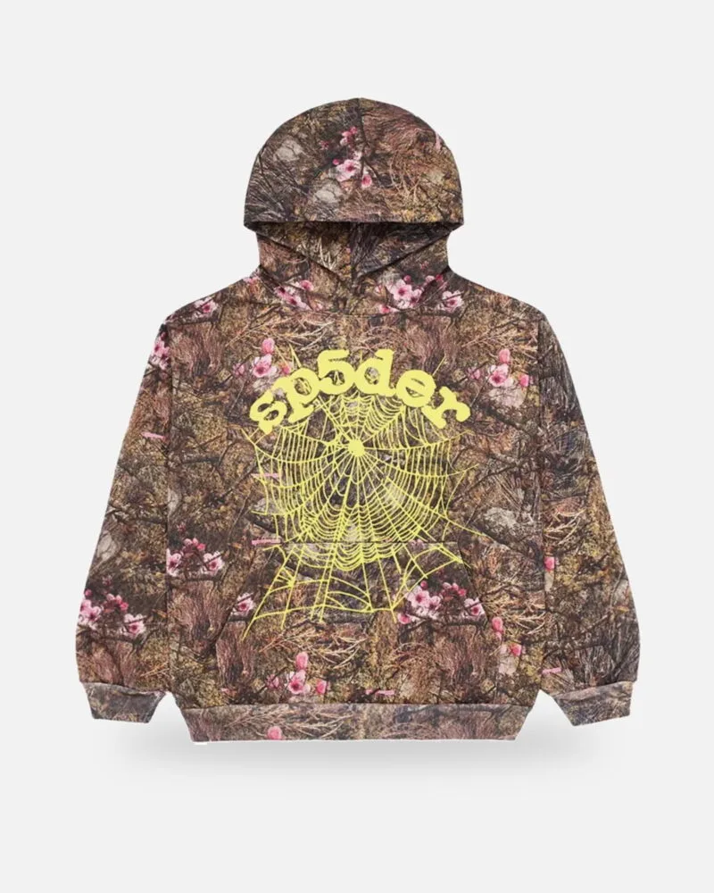 Spider Real Tree OG Web Hoodie Camo, front view