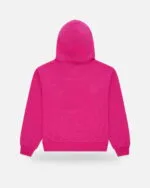 Spider Rhinestone Logo Hoodie Pink