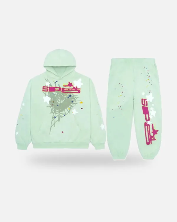 Spider SP5 Tracksuit Mint, view 2