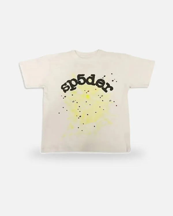 Spider Canada T-Shirt Beige, front view