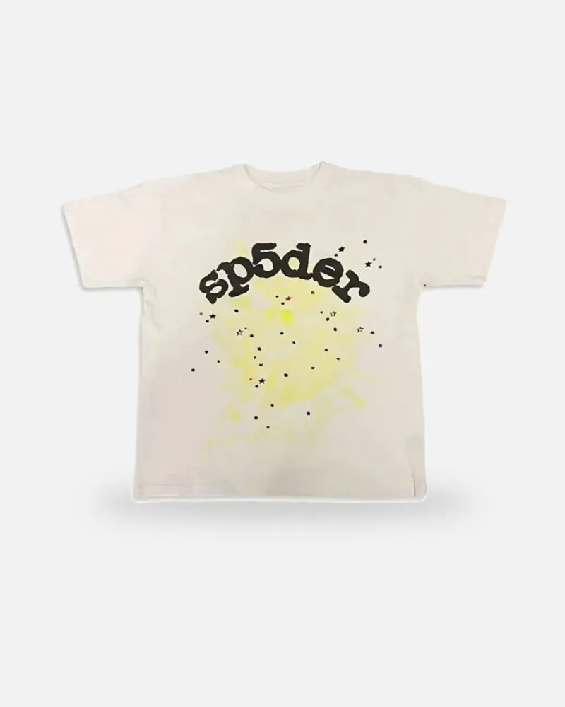 Spider Canada T-Shirt Beige, front view