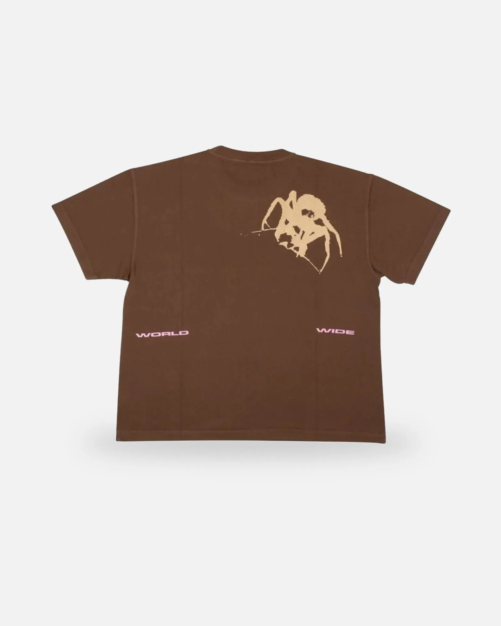 Spider Thug Angel T-Shirt Brown (framed) Spider Thug Angel T-Shirt Brown