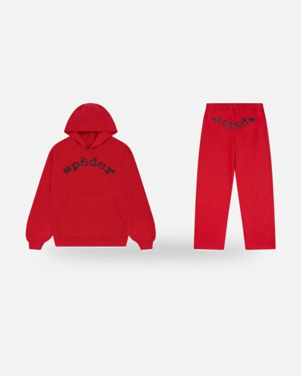 Spider VVS Tracksuit Red, view 3