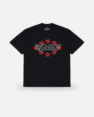 Spider Warped T-Shirt Black