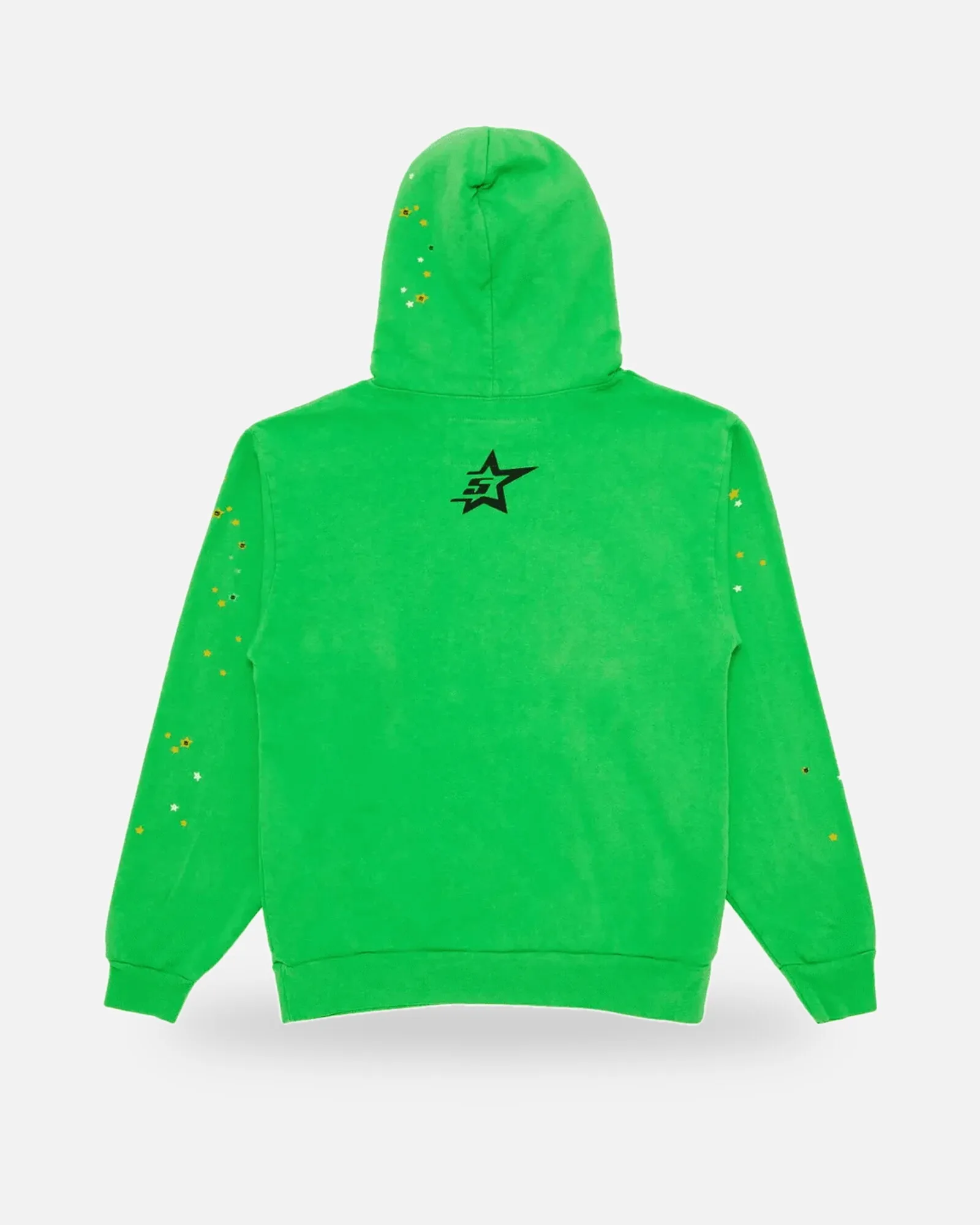 Spider Web Graphic Hoodie Green (framed) Spider Web Graphic Hoodie Green