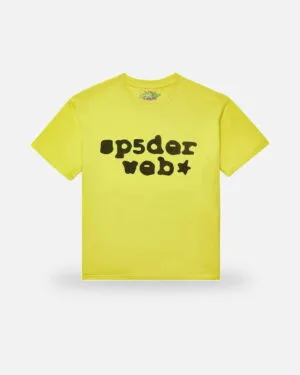 Spider Web Yellowblack T-Shirt