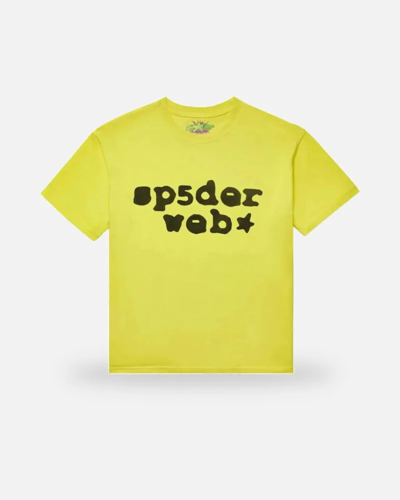 Spider Web Yellowblack T-Shirt