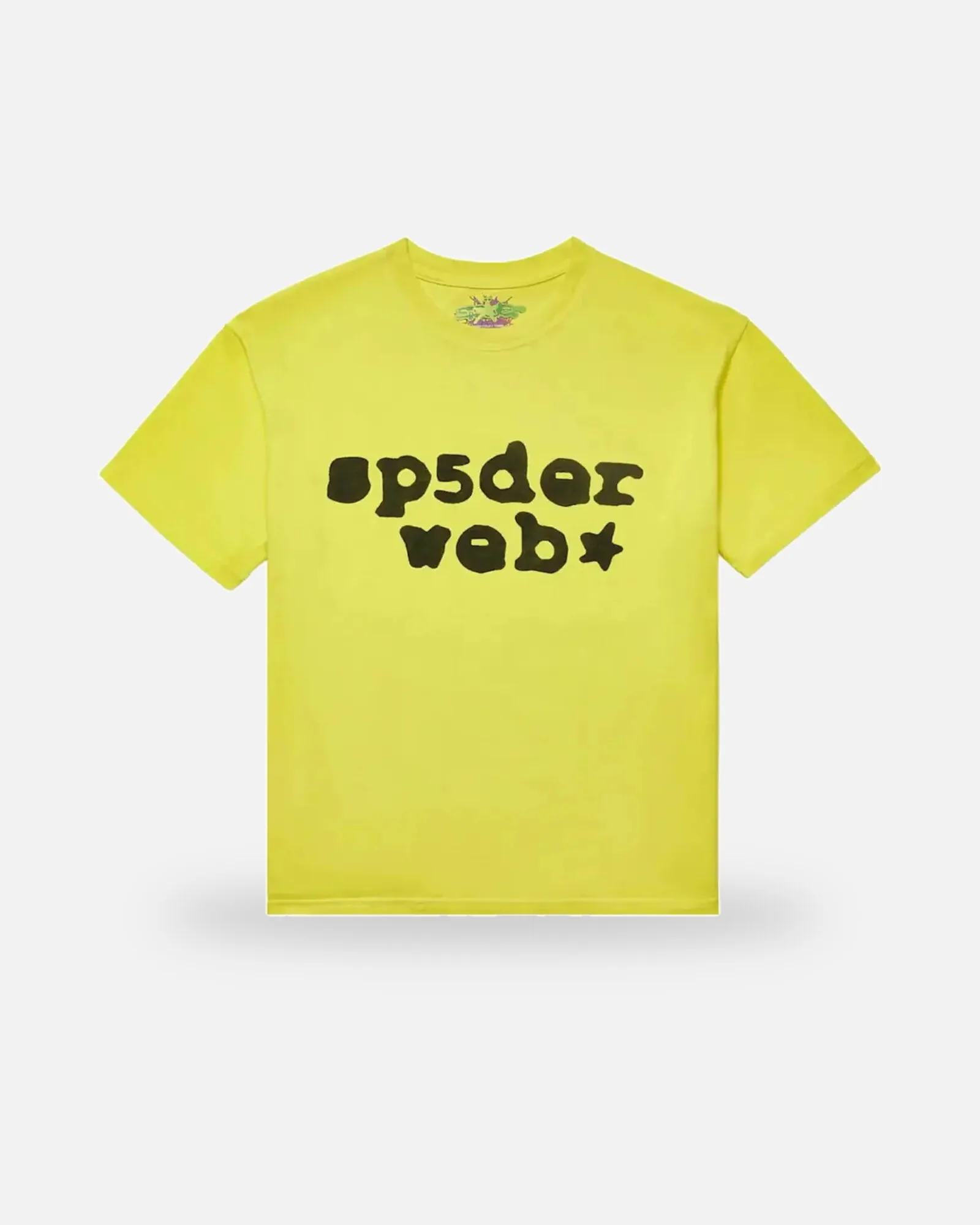 Spider Web Yellowblack T-Shirt (framed) Spider Web Yellowblack T-Shirt