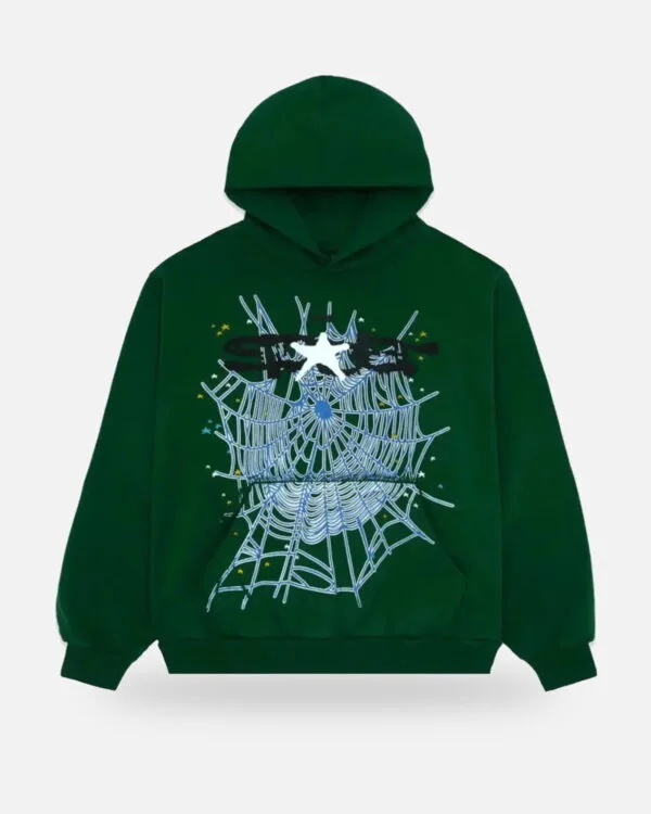Spider Web Tracksuit Hunter Green
