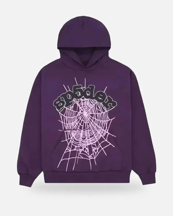 Spider Web Tracksuit Purple