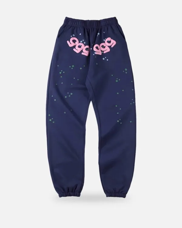 Spider Young Thug 555555 Bottm Tracksuit Blue