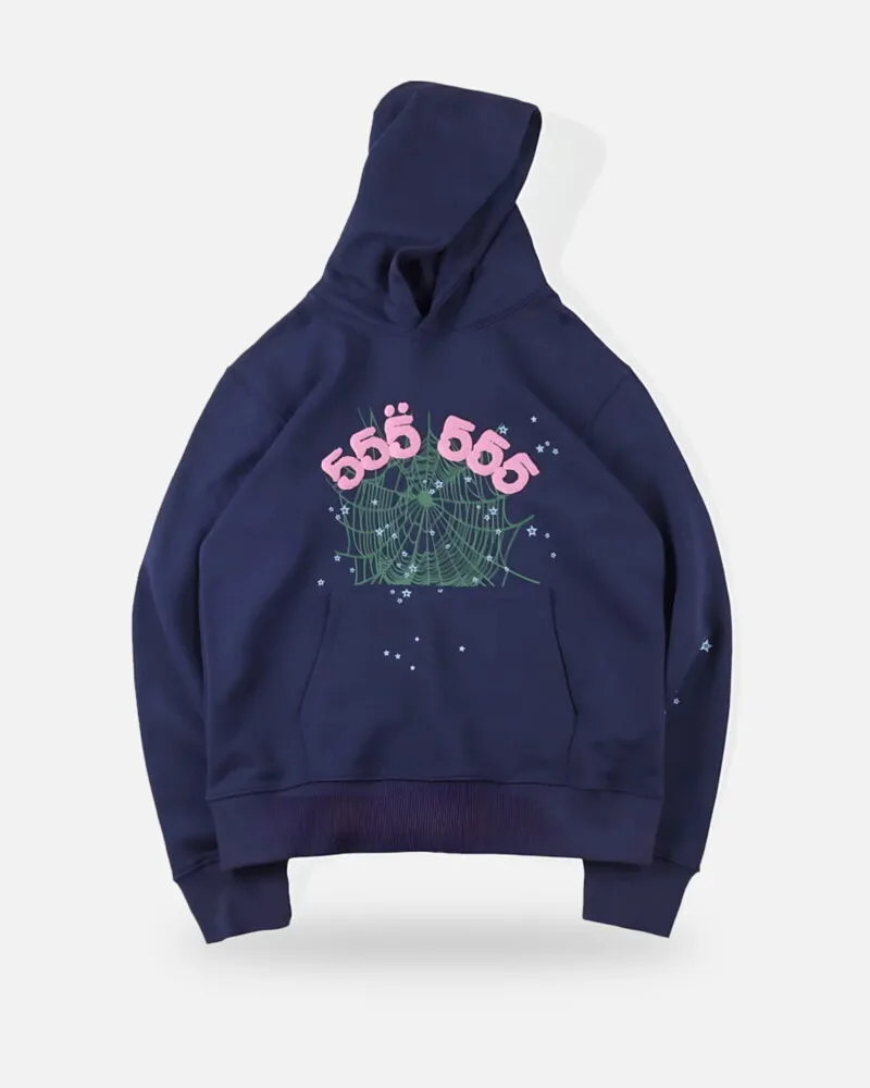 Spider Young Thug 555555 Tracksuit Blue